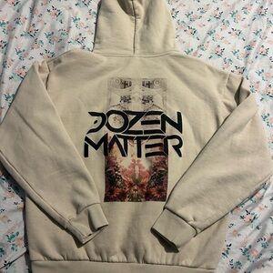 Independent Trading Company Dozen Matter Mens Hoodie Heavy Medium Cream Pouch